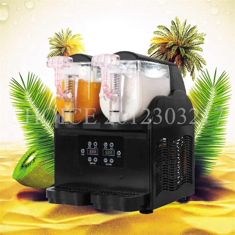 6L Commercial Home Mini Slushy Machine Snow Slush Maker Frozen Drink Dispenser Ice-Cool Juice Smoothie Making Kitchen Appliance 4