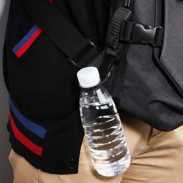 Water Bottle Sleeve - Attach to Any Backpack Strap