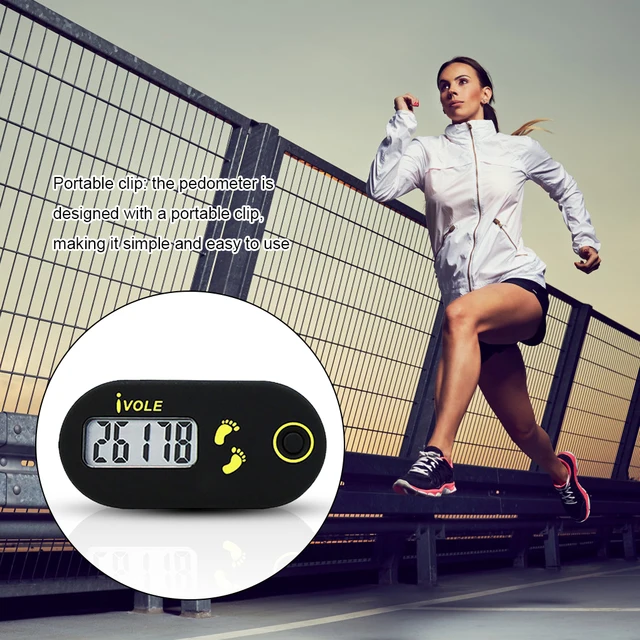 Pedometer For Walking Step Counter With Large Display And Clip Simple Walking Pedometer Step Counter Portable Caeudeyph I.1107135105