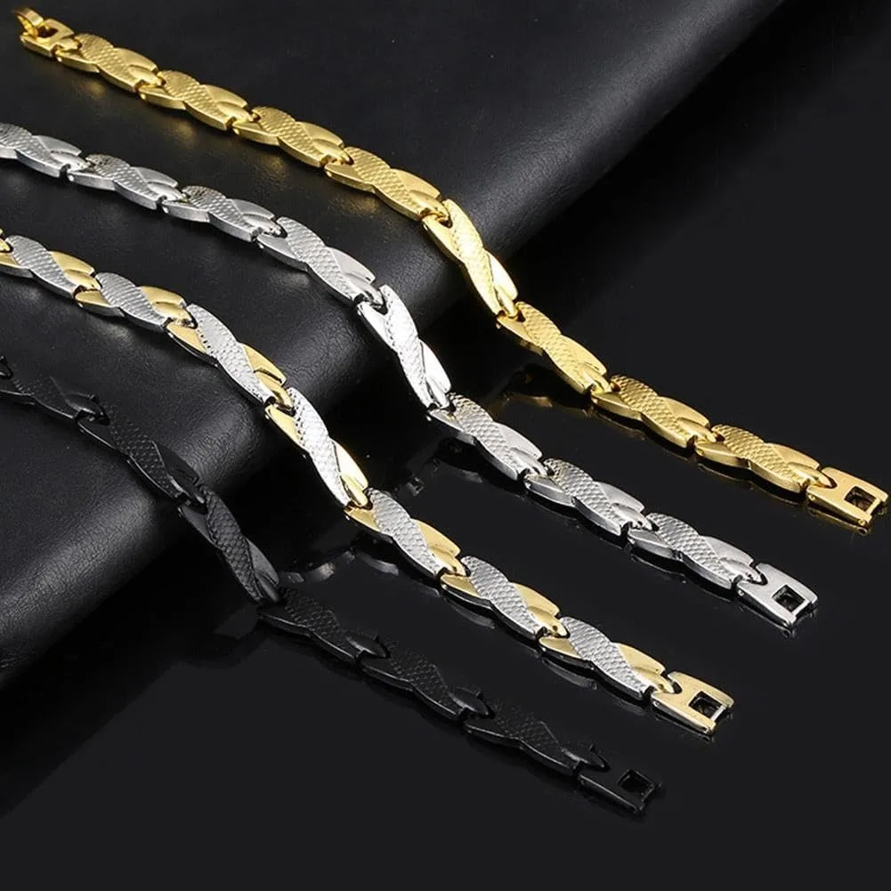 1pc Snake Dragon Pattern Magnetic Therapy Bracelet Healthy Weight Loss Bracelet Sports Luxury Jewelry For Women MenGif