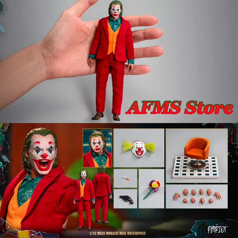 

The Patriot Studio 1/12 Scale Collectible Figure Clown Arthur Fleck DC Manga villain Joker 6 Inches Men Soldier Action Figure