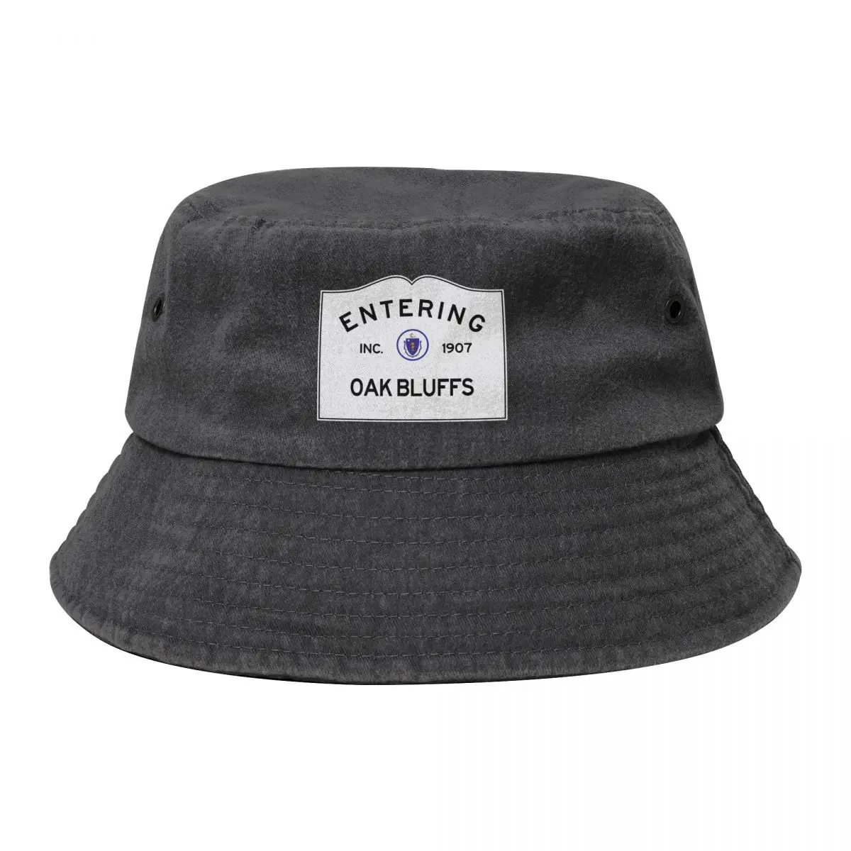 

Панама с надписью "The Oak Bluffs", штат Массачусетс-Дорожная Кепка Содружества массажера, модная пляжная Мужская и Женская бейсбольная кепка