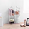 Acrylic Makeup Organizer Cotton Swabs Qtip Container Cosmetic Makeup Cotton Pad Organizer Jewelry Storage Box(Empty Box) 6