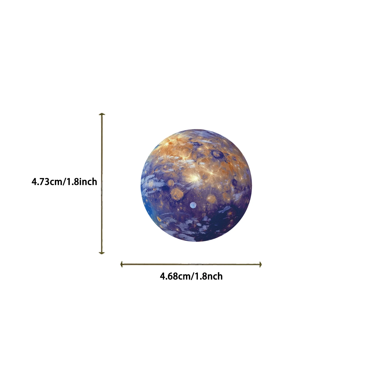 50pcs Retro Astronomy Universe Planets Stickers for Suitcase Phone Notebook Galaxy Moon Astrology Aesthetic Decals Sticker 3