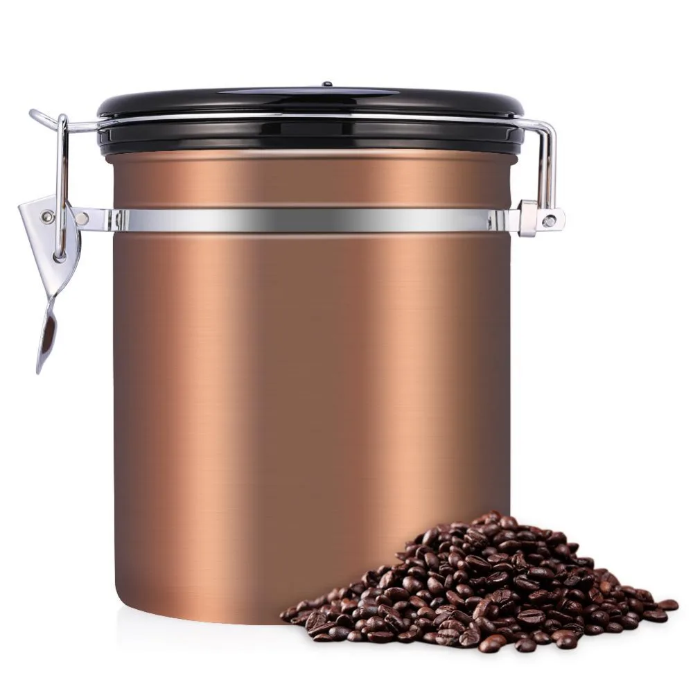 Stainless Steel Tea Box Candy Cookie Chocolate Coffee Container Coffee