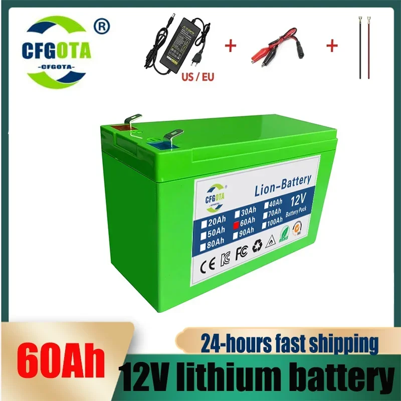 

12V Battery 18650 Battery Pack 18650 lithium battery recharable Solar storage Electric lighting Outdoor