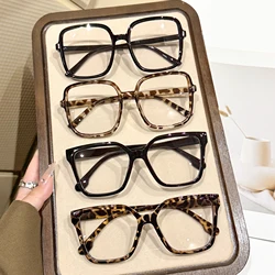 Set of 4 Elegant Geometric Glasses with Transparent Lenses (4PCS - C1)