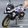 1/9 BMW R1250 GS Toy Motorcycle Model For Children Diecast Metal Motorbike Vehicle Miniature Lightable Collection Gift For Boys 5