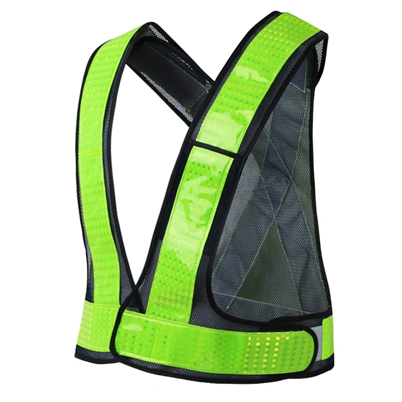 Reflective Safety Vest Reflective Vest Warning Cycling Vests For Bicycle Riding Night Warning Lighting Reflective
