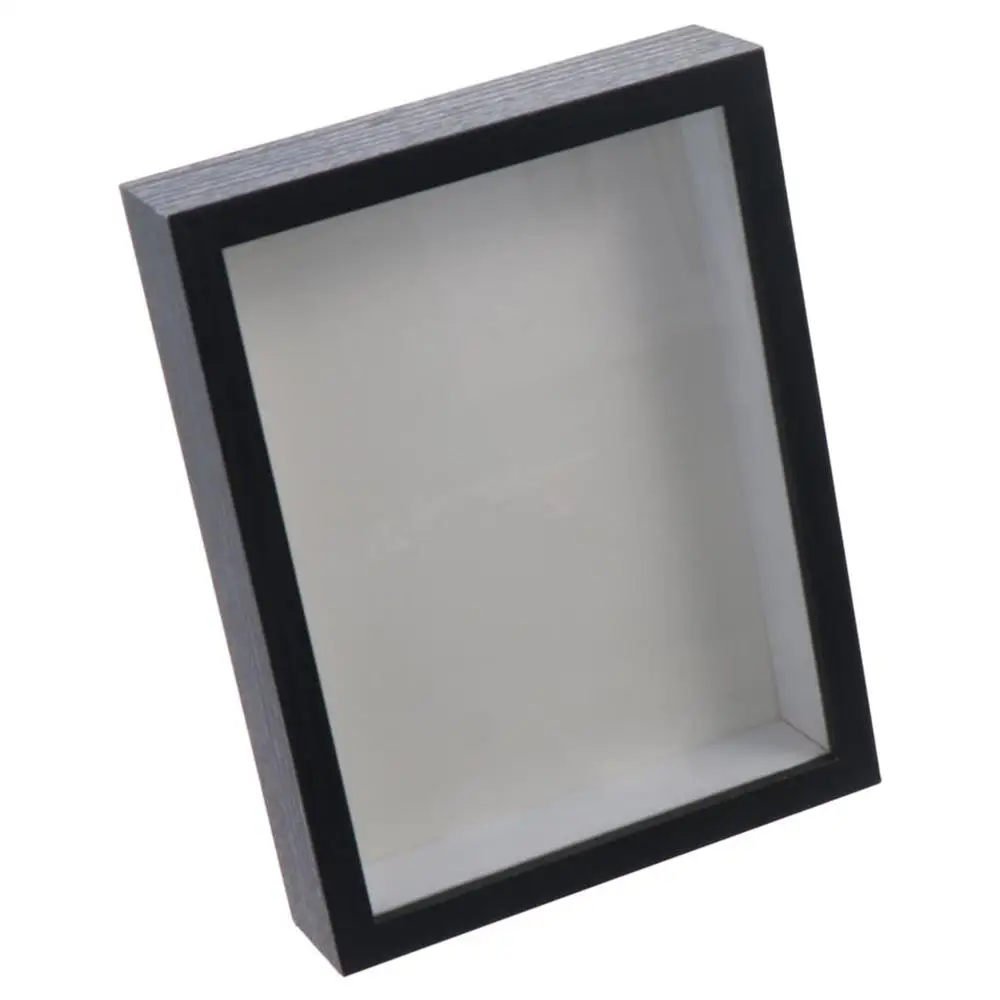 Shadow Box Frame 1PC Multi-size Wooden Photo Frame For Dried Flower Rectangular Glass Display Case For Flora Ticket Crafts photo frame wood photo frame shadow box frame