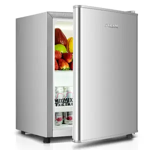 20L Hotel Room Refrigerator Mini Transparent Vertical Display Refrigerator  Silent Small Fridge with Freezer 8-15 Celsius Degree