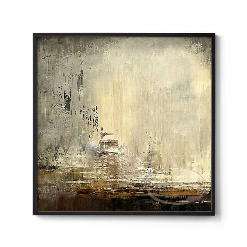 

High Quality Nordic Abstract Beautiful Painting Handmade Oil Painting Home Decoration Bedroom Living Room Dining Room Wall Mural