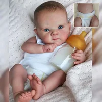 45cm Newborn Baby Full Body Vinyl Silicone Bettie Lifelike Baby Multiple Layers Painting 3D Skin with Visible Veins 1