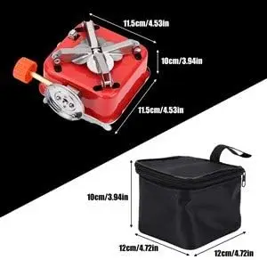 Ultralight Camping Stove TOPINCN Portable Mini Outdoor Folding Metal Camping Gas Stove Windproof Furnace Backpacking Hiking gas stove gas burner