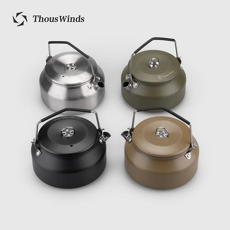 ThousWinds Camping Kettle 1Liter, Camp Tea Coffee Pot Stainless