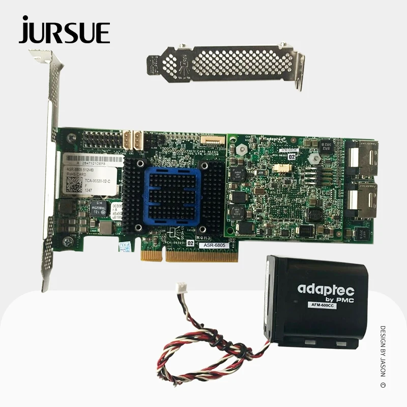 Adaptec-ASR-6805-RAID-Expander-PCI-E-2-0-X8-512MB-Cache-SAS-SATA-RAID ...