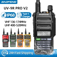 Baofeng UV 9R Pro V2 IP68 Waterproof Walkie Talkie Tri-Power Type-C Charger Dual Band Transceiver Ham Two Way Radio Marine Radio 1