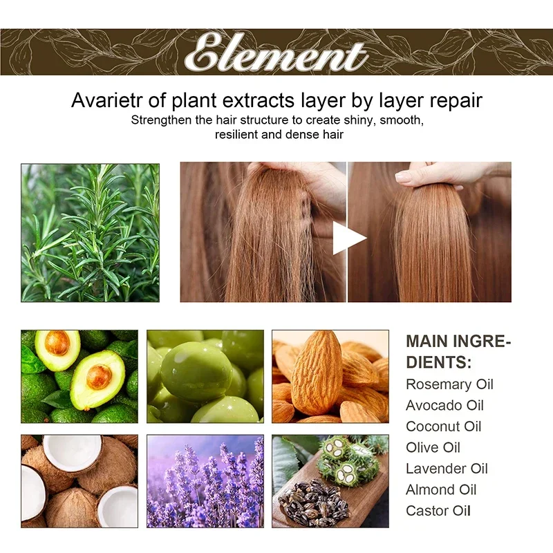 EELHOE Hair Essential Oil Softens Nourishes Hair Nourishes Essence Oil hair oil hair essence oil