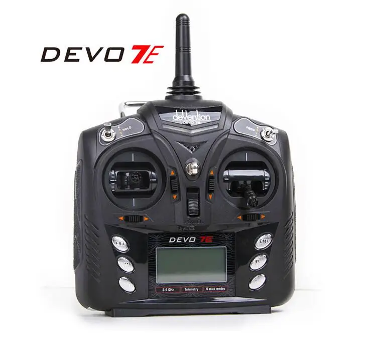Émetteur Walkera Devo 7E 2.4GHz 7 canaux pour drone RC