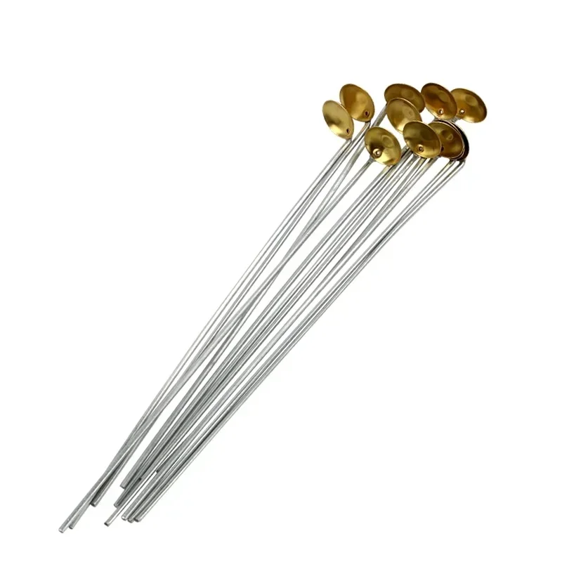 Copper Burning Spoon Long Handle Laboratory Heating Spoon for Sintering Furnace School Instrument Chemical Combustion Reaction brass heating lamp