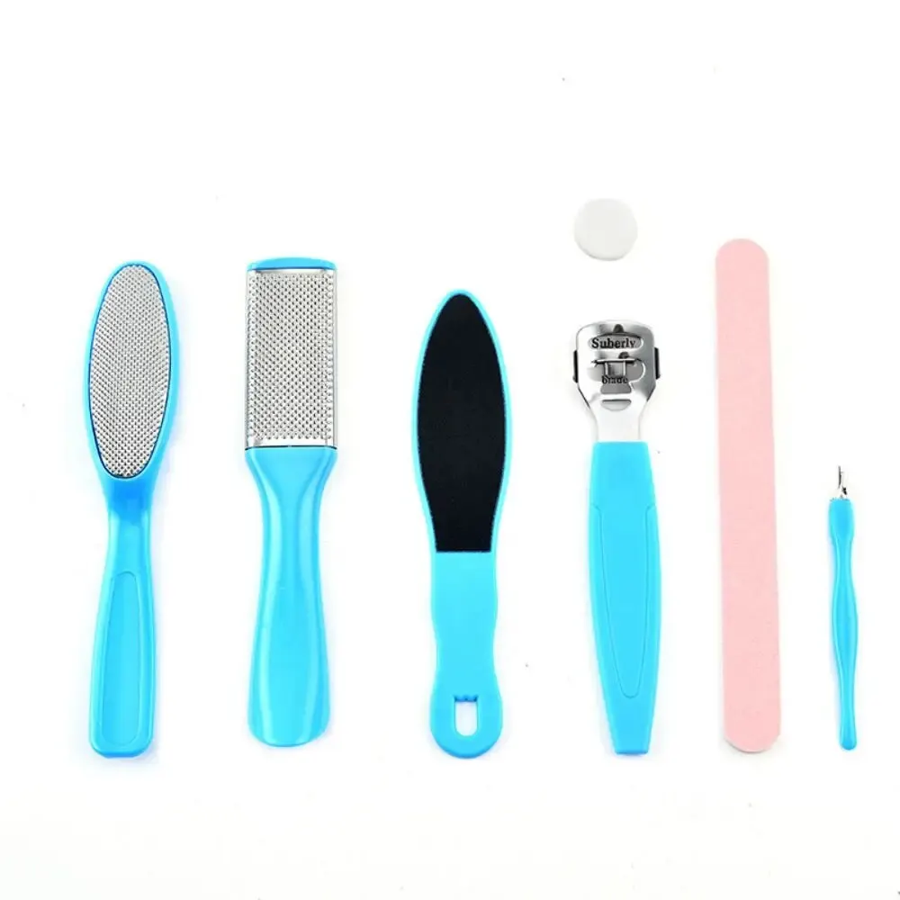 Foot Rubbing Board to Remove Dead Skin Grinding Stone Pedicure Planer Tool Set Heel Callus File Scraping 7pcs foot file foot scrubber pedicure tool
