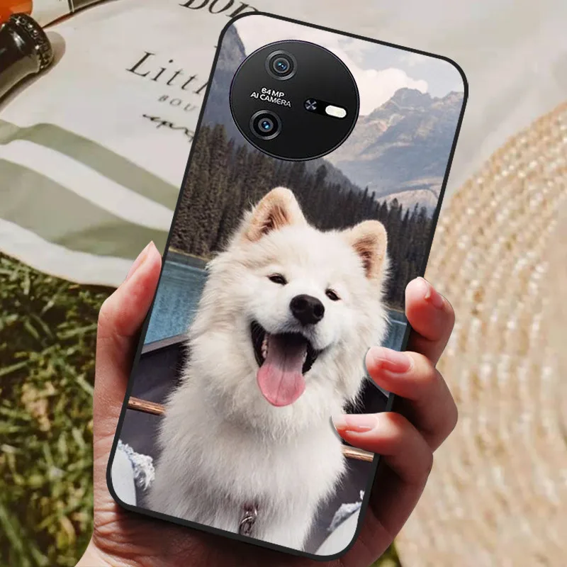 Luxurious Soft Silicone Shockproof Cat Design Case Cover