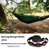 2pcs Hammock Straps, Special Reinforced Polyester Straps, 5 Ring High Load-Bearing Barbed Hammock Straps For Outdoor Camping 4