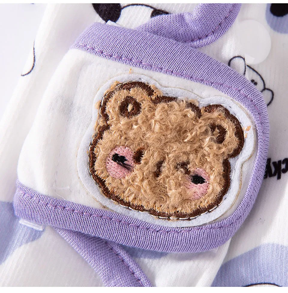 Description Picture 5 of itemHome Dog Clothes Cartoon Bear Wrap Belly Suit Pet Anti-Cold Pajamas Teddy Four Legs Clothes Puppy Cute Jumpsuits