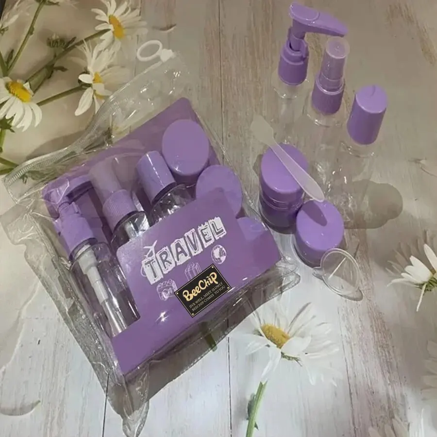 6 PCS Split Bottle Set Cosmetics Lotion Shampoo Bath Gel Toothpaste Travel Portable Waterproof Seal Travel Supplies