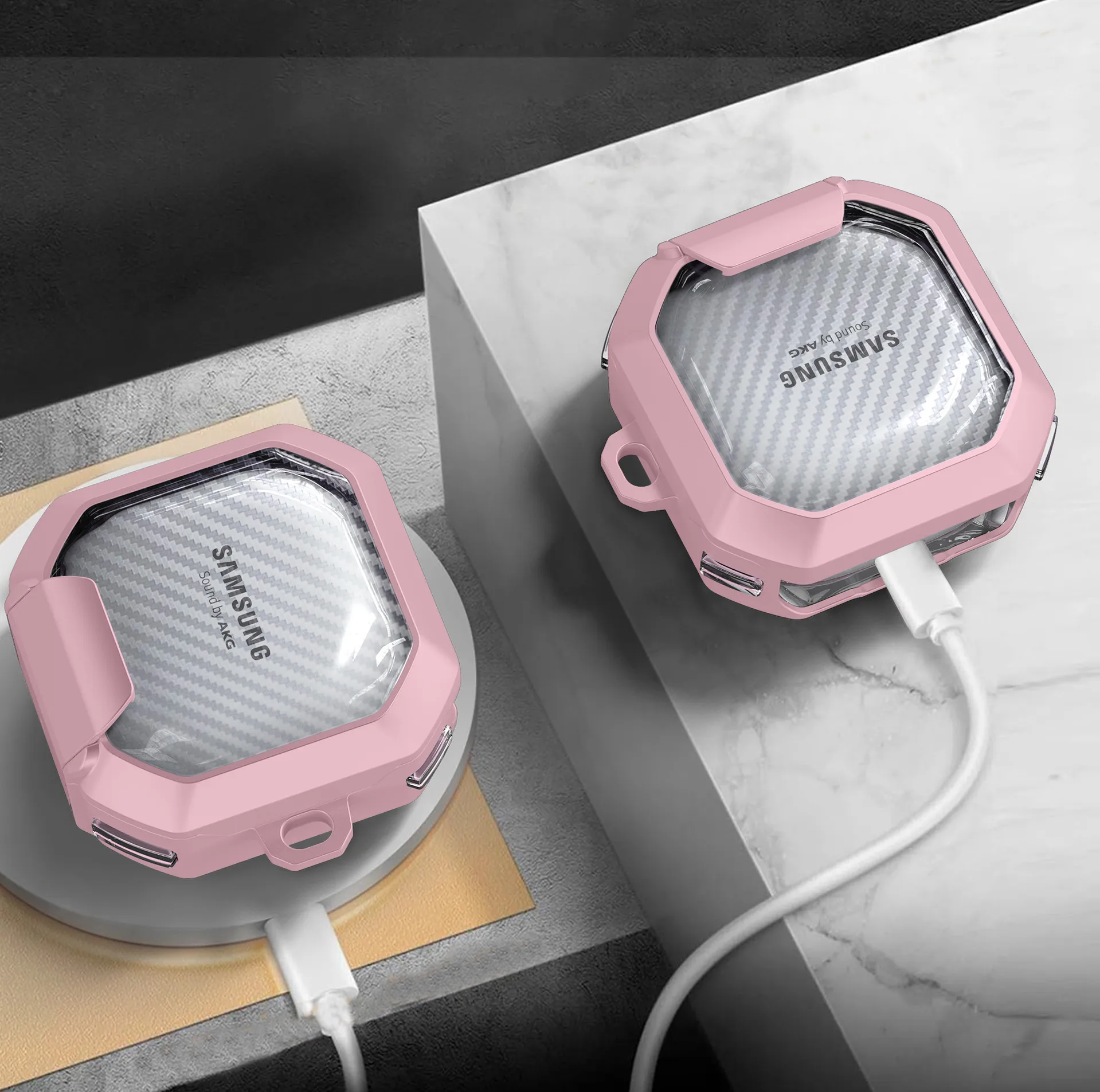 Transparent Earphone Cover with Hook