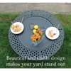 36 Inch Fire Pit with 2 Grills, Wood Burning Fire Pits for Outside with Lid, Poker and Round Waterproof Cover, BBQ& Outdoor Fire 6