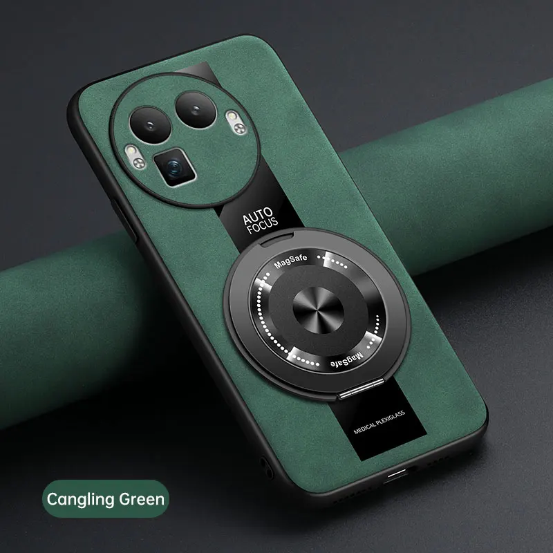 Leather Case with 360° Stand and Shockproof Protection - Anti-fall Design