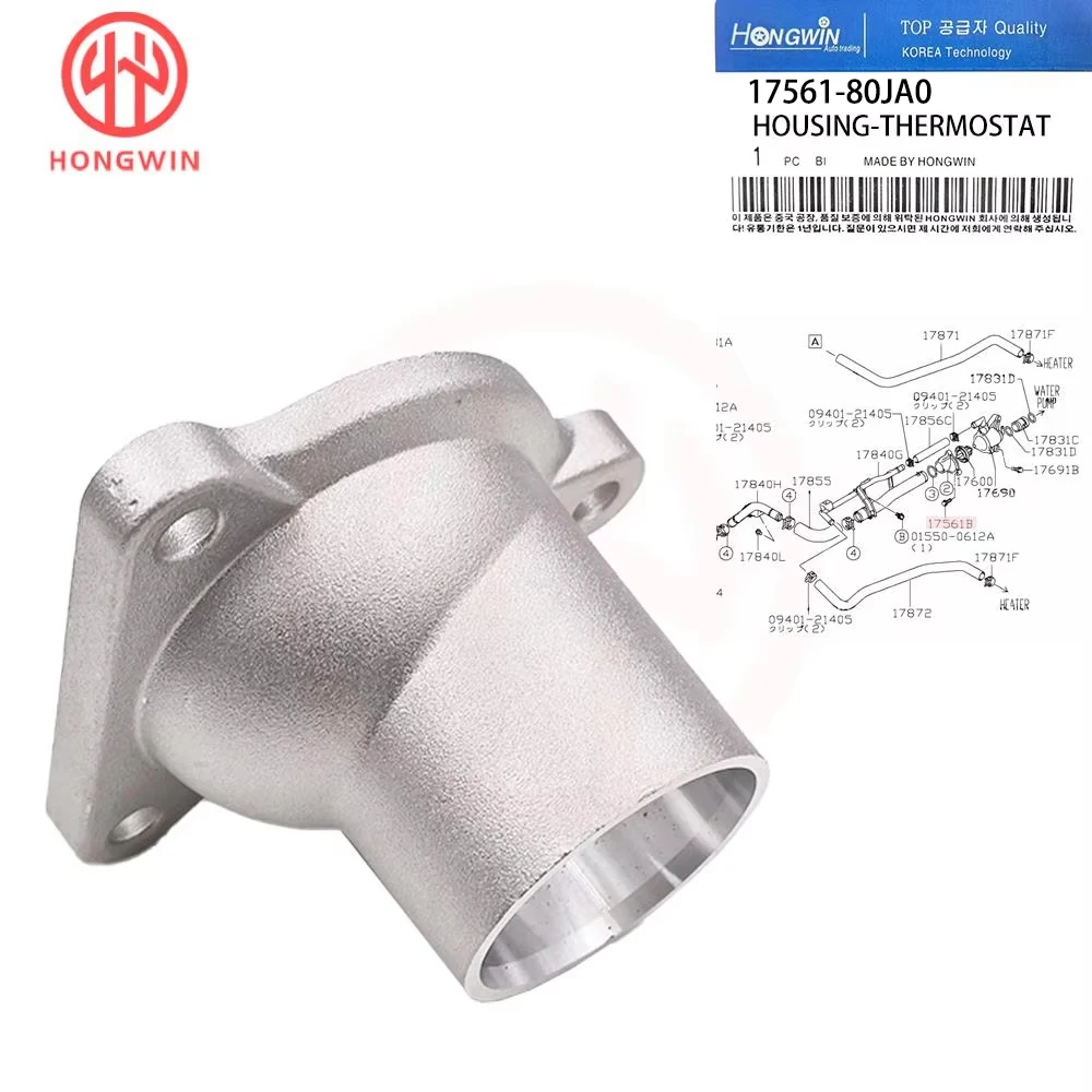 Thermostat Housing For SUZUKI SX4 Swift 2005-2010 Kei/Swift 315883813232 17561-80JA0 1756180JA0