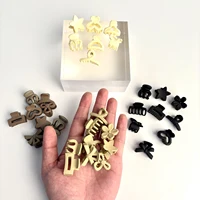 Lot de 5/10/20/30 pinces de petite taille beige assorties, accessoires mignons pour filles - Parfait pour un usage quotidien, des occasions spéciales ou des cadeaux de voyage 2