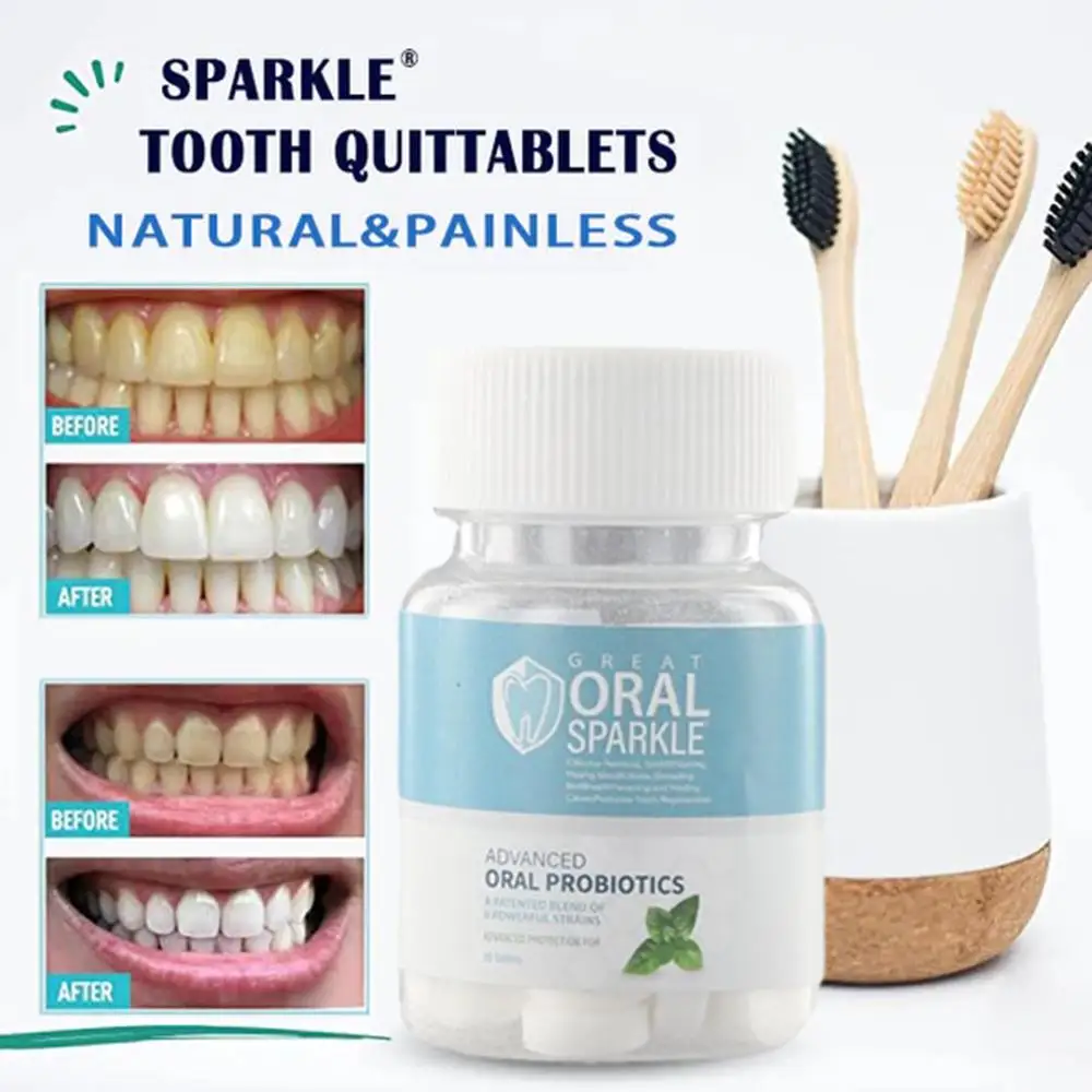 

SPARKLE Tooth Regeneration Effervescent Tablets Tooth QuitTablets O1Q7