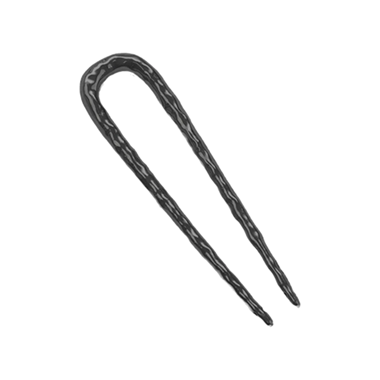 Chinesischen Stil U Form Hammer Textur Haarnadel Legierung Chinesischen Stil Haar Stick Für Frauen 10 cm Hanfu Haar Zubehör geschenk – Detail 6