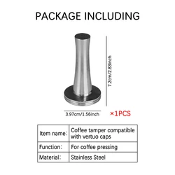 Reusable Aluminum Foil-Seal Coffee Capsule with Refillable Pods (1PCS Tamper)