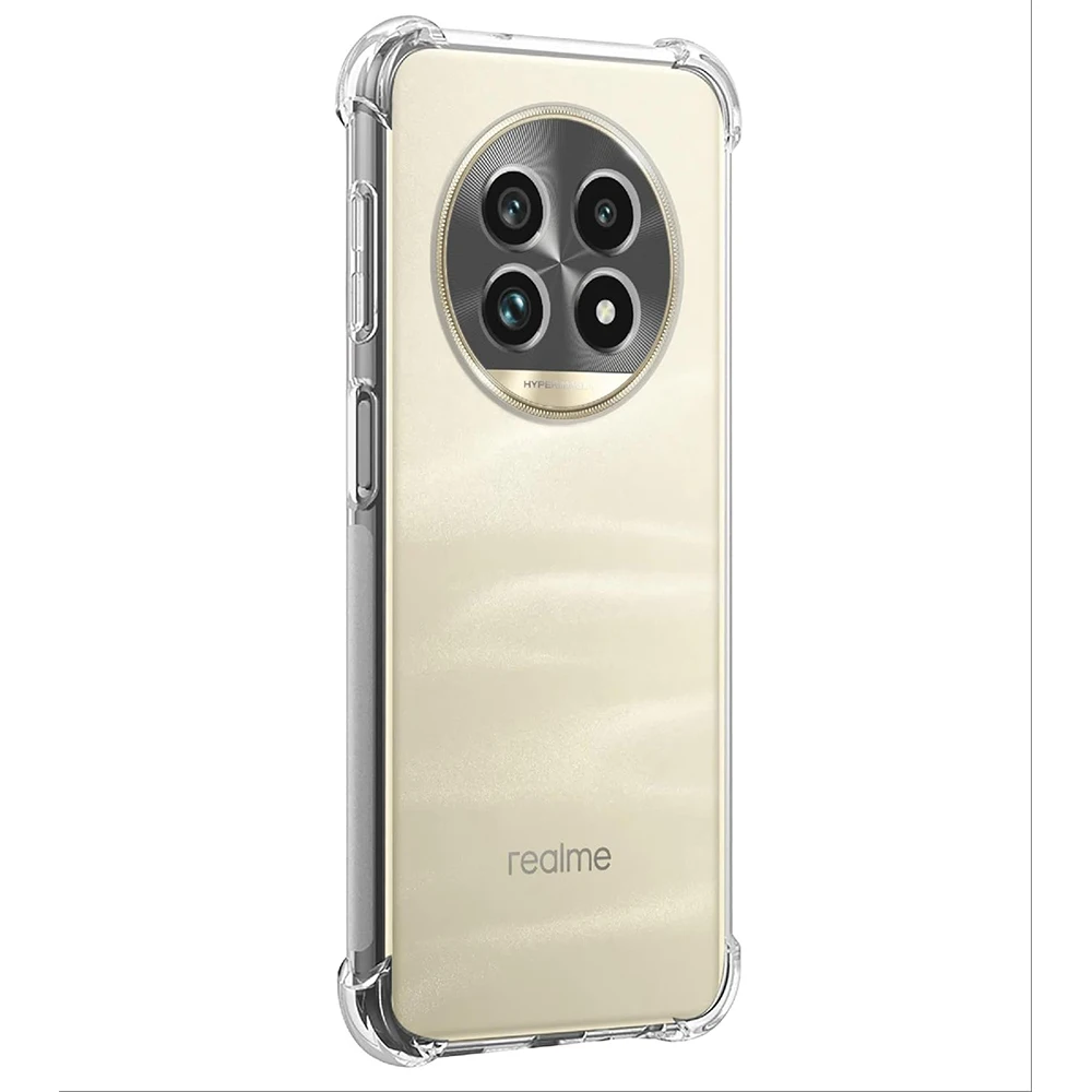 Case For Realme 13 Pro Plus Reinforced Corner Soft TPU Clear