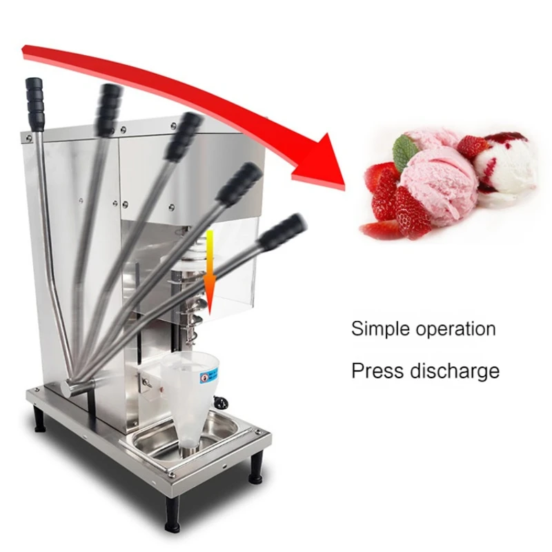 Auto Swirl Fruits Ice Cream Machine Auto Swirl Frozen Yogurt Ice Cream Mixer Real Fruit Swirl Ice Cream Blender 4