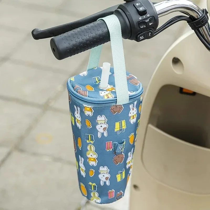 Portable Milk Tea Tote Bag, Insulated Cup Cover, Umbrella Handbag, Camping Beverage Accessories Are Easy To Use and Convenient