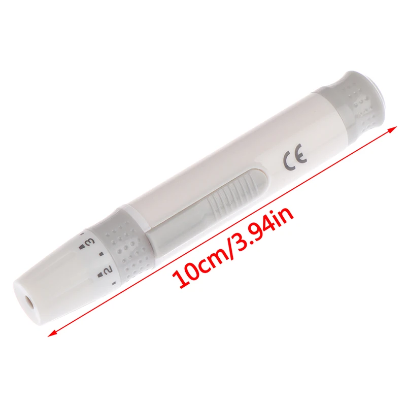 1pcs Blood Sampling Pen Lancet Pen Adjustable Blood Glucose Lancing Device Diabetes Mellitus Old Man Health Care blood sampling device