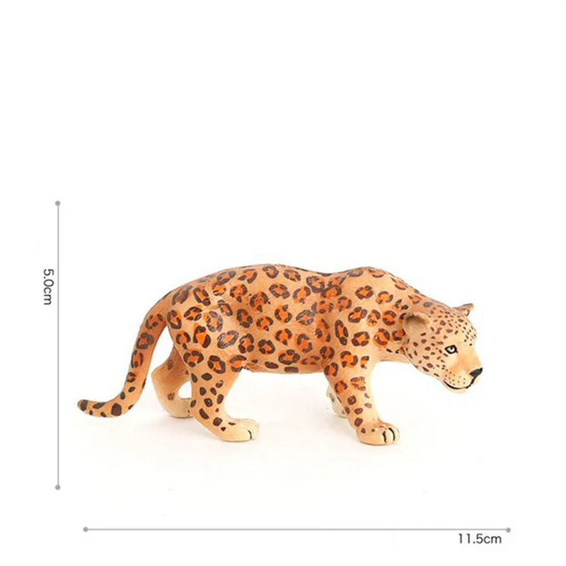 Simulation Models Cheetah,jaguar,black Panther Animals Figurines