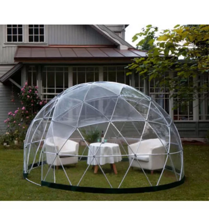 Açık şeffaf 3.6M geodome jeodezik geo küçük igloo evi restoran çadır açık  bahçe igloo kubbeli çadırlar için yemek/cafe - AliExpress