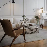 Table basse nordique de luxe, rangement, gain de place, décoration moderne, Table d'appoint transparente, livres uniques, Mesa auxiliaire, meubles de maison 2