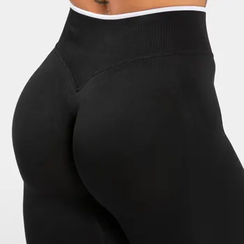 Legging Sport Femme Taille Haute Sans Couture