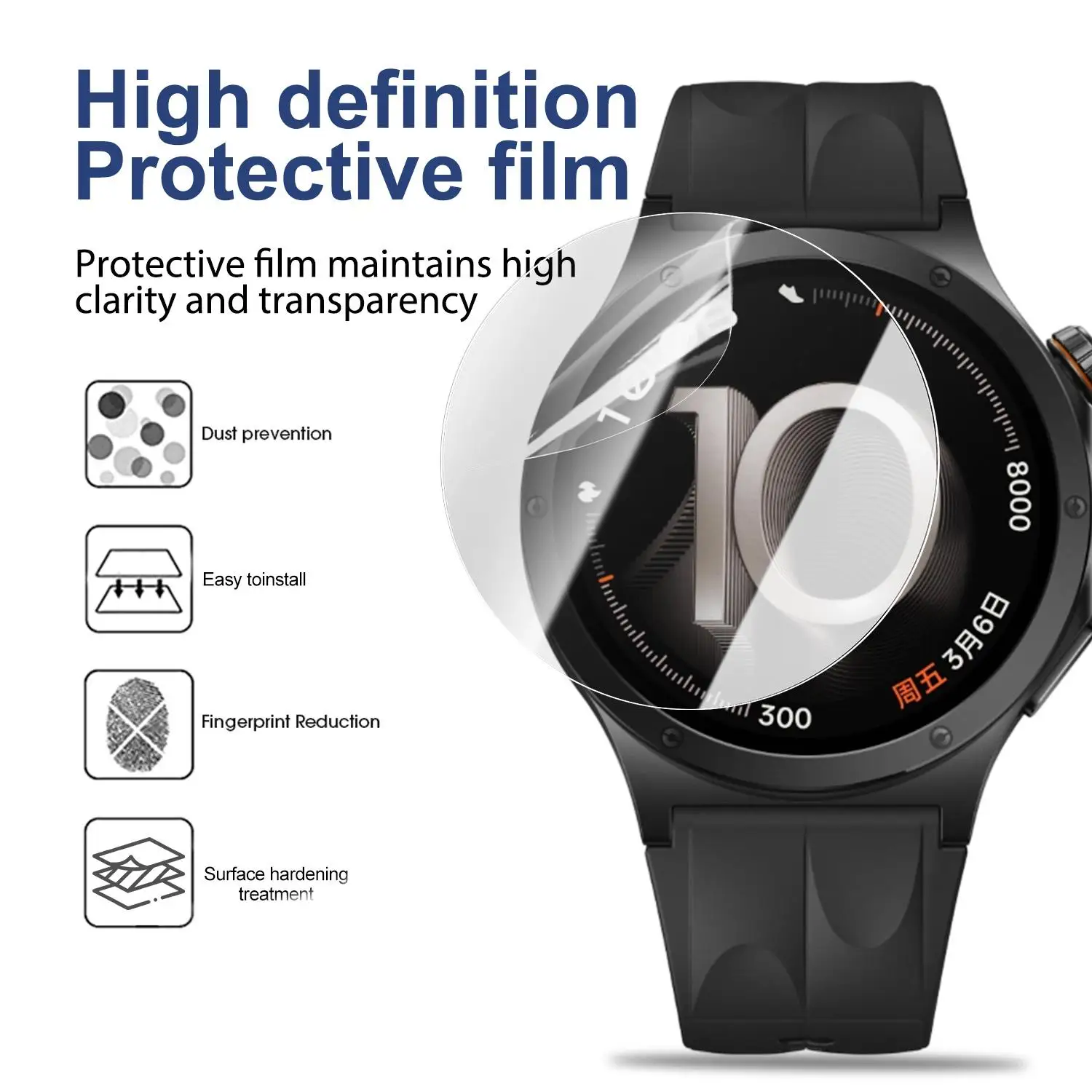 Soft TPU Hydrogel Films Full Cover HD Clear Screen Protectors Film
