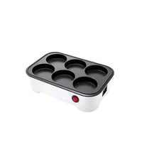 220V Non-stick Electric Skillet Multifunctional Egg Roaster Frying Pan Mini Pie Crepe Baking Pan Octopus Ball Pancake Machine 1
