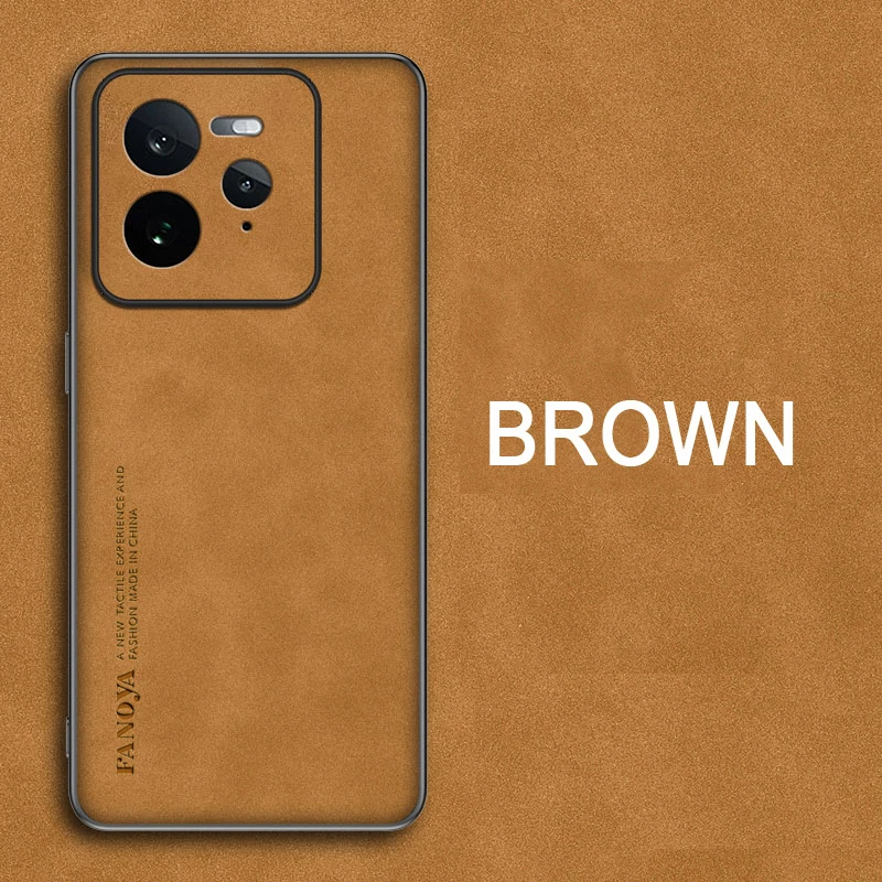 Premium Shockproof Matte Leather Case with Soft Skin Feel