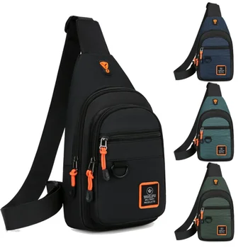 Borsa a tracolla da uomo alla moda Borsa a tracolla leggera in tessuto Oxford Borsa a tracolla da uomo casual alla moda
