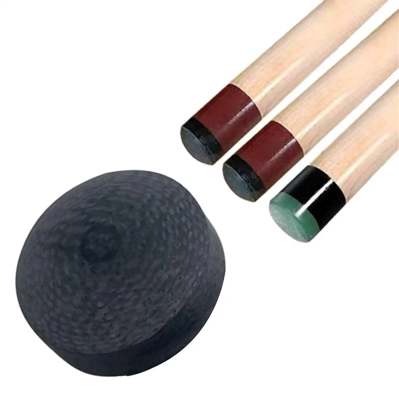 Billiard Cue Tip 1PC Pool Strong Hardness Stick Tip Replacement Break/Jump Tip Glue on Repair 14mm Head for Billiard Snooker Pool Cue Accessory